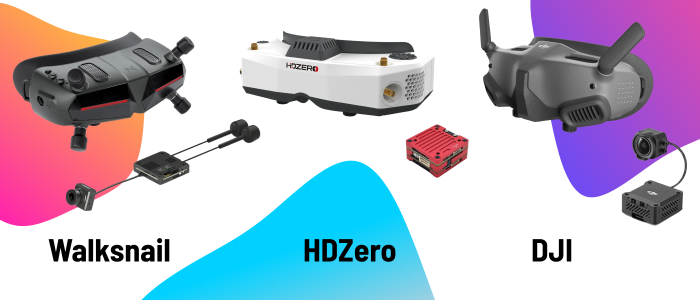 Digital HD FPV Ecosystems - Walksnail, HDZero, DJI